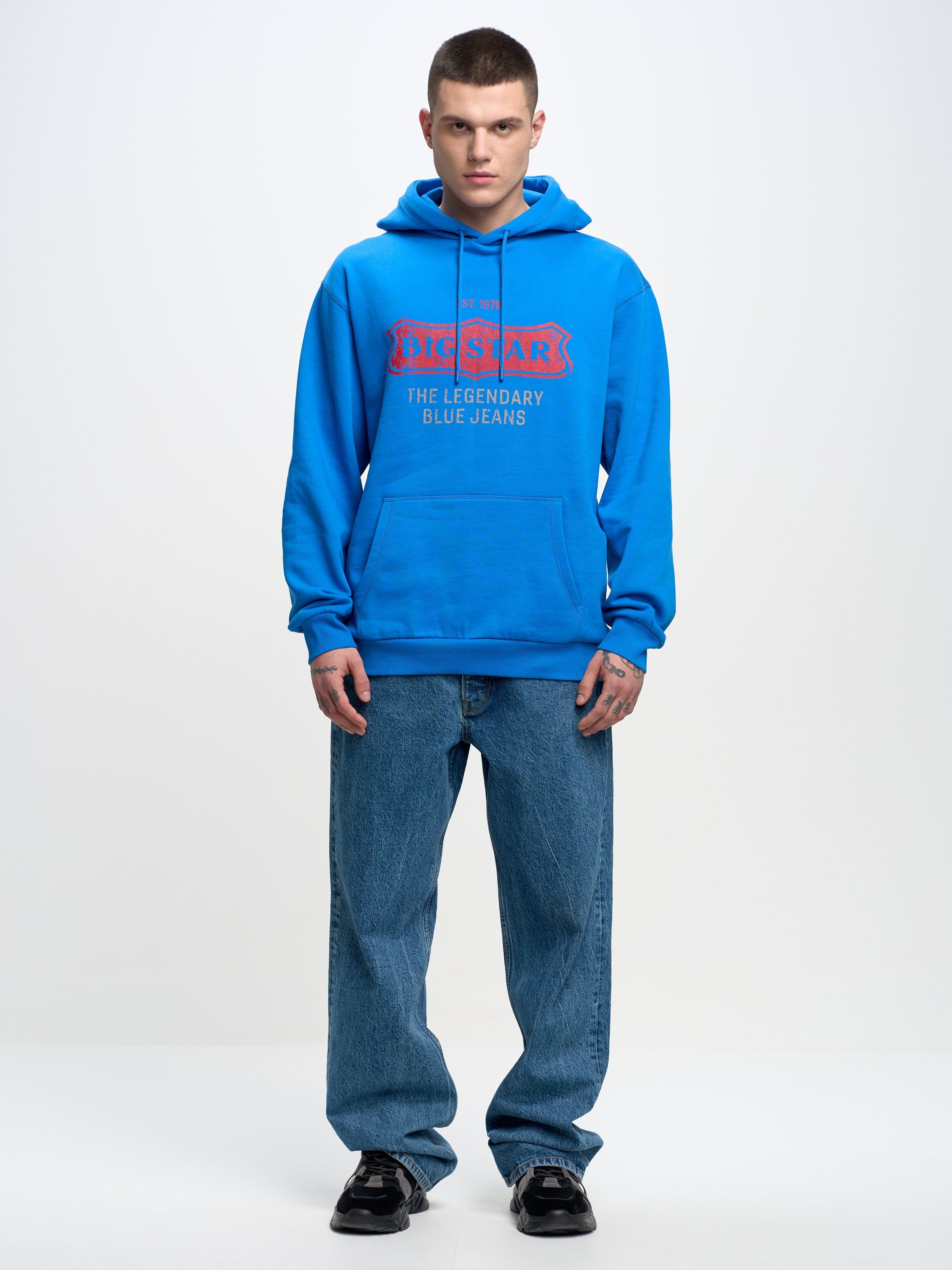 BIG KAJETAN Kapuzensweatshirt STAR BLAU