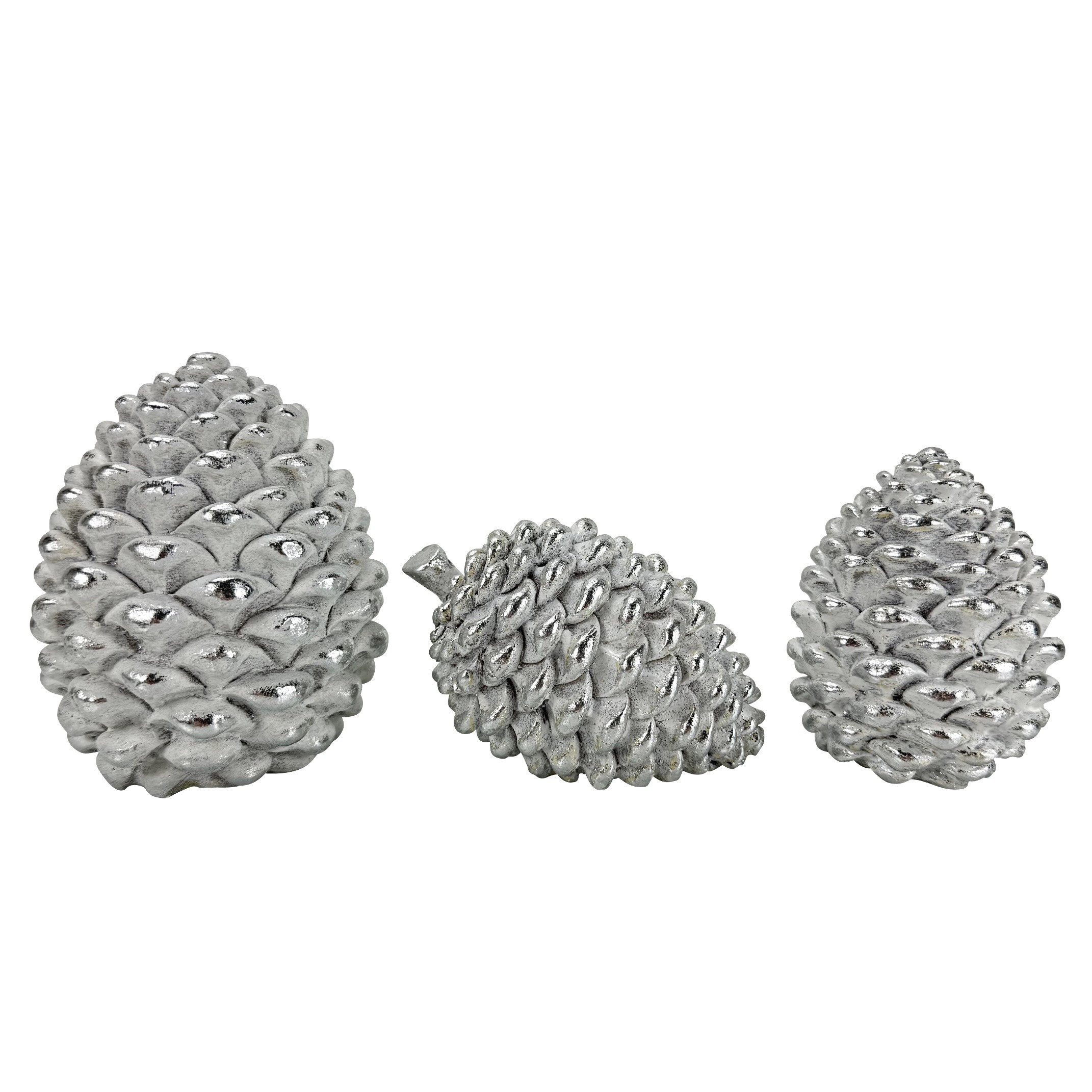 Online-Fuchs Dekoobjekt 3 Tannenzapfen in verschiedenen Größen - Herbstdeko günstig online kaufen