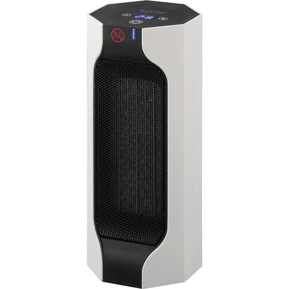 Sygonix Heizgerät SY-6735638 PTC-Heizgerät Weiß, Timer, Mit Ein-/Aus-Schalter, Überhitzungsschutz