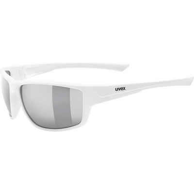 Uvex Sonnenbrille »Sonnenbrillen sportstyle 230 white mat/ltm.silver«