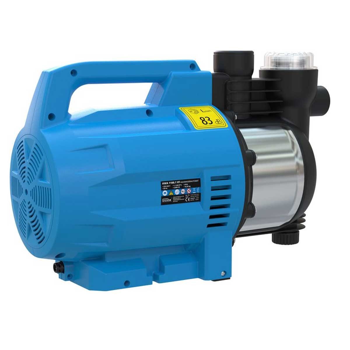 Güde Hauswasserwerk Hauswasserautomat HWA 1100.1 VF 220-240 V 4.600 l/h mit Wasserfilter