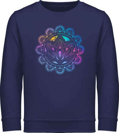 Shirtracer Sweatshirt Lotusblume Lotus Meditation Entspannung Spirituelle Mandala Pilates Yoga