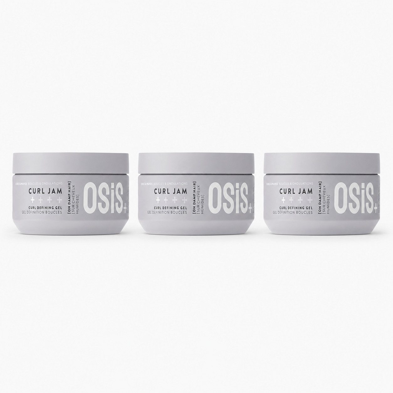 Schwarzkopf Professional Haarstyling-Liquid Schwarzkopf Professional OSiS+ Curl Jam 3 x 300 ml Lockengel, 3-tlg., Haargel - Paste