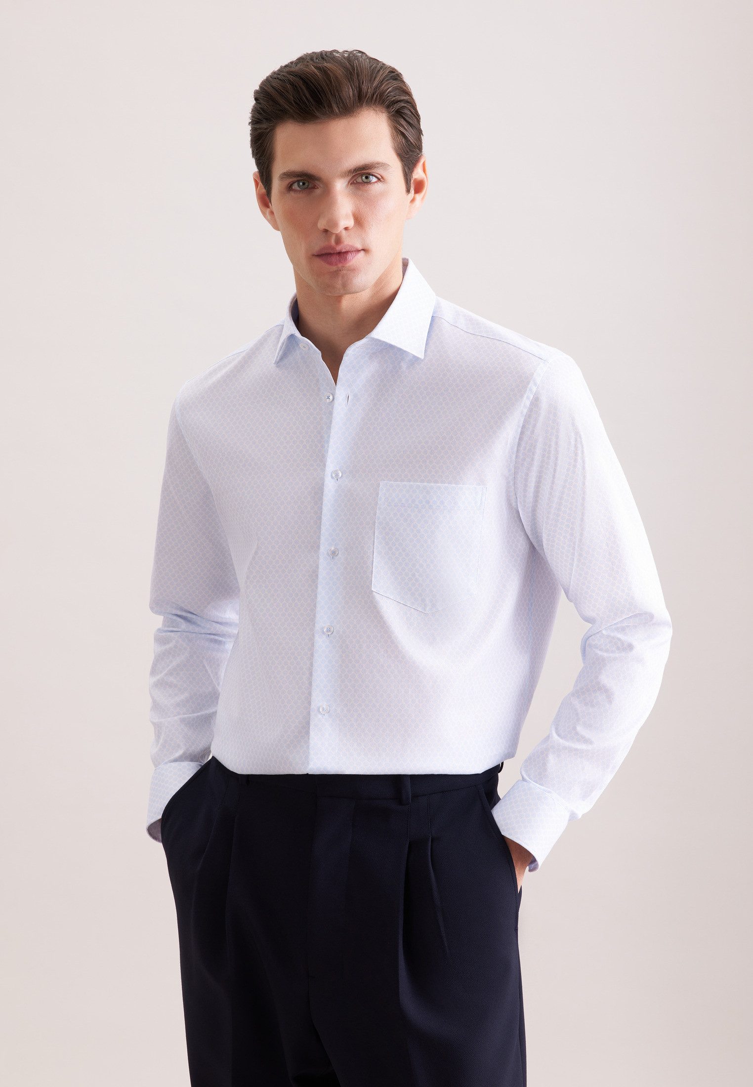 Businesshemd Schwarze Rose