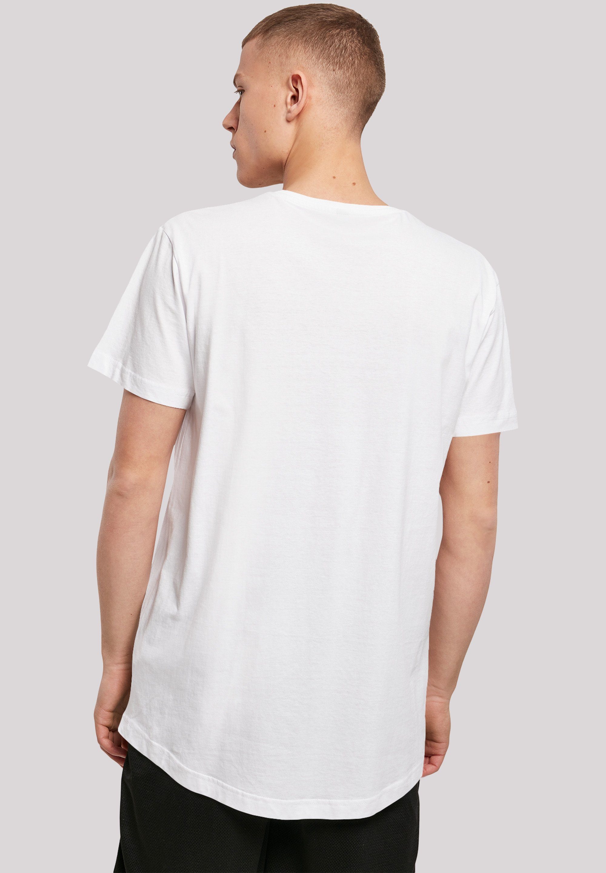 Insignia T-Shirt Chest F4NT4STIC Classic Herren,Premium NASA White Logo Merch,Lang,Longshirt,Bedruckt