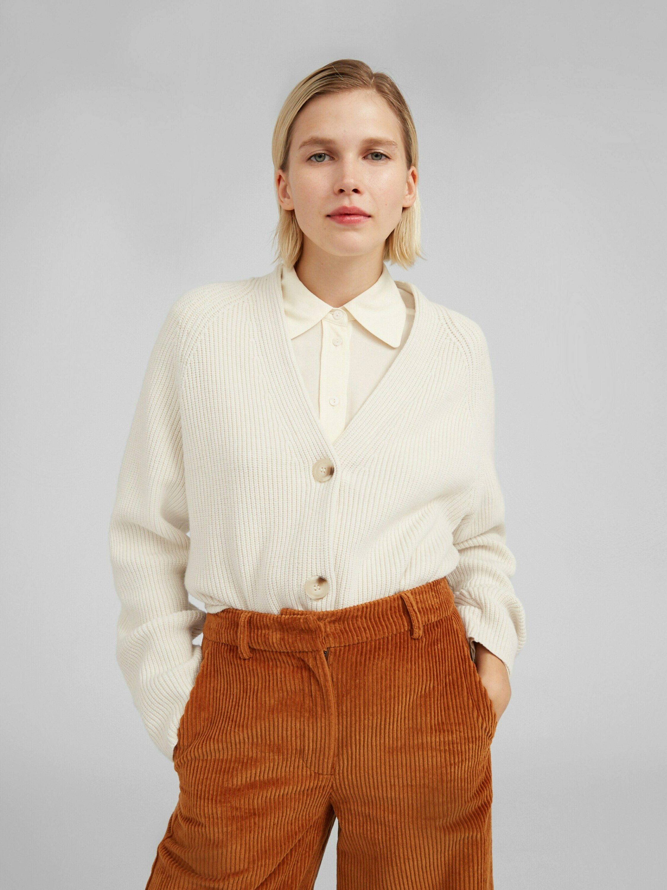 EDITED Strickjacke Logan (1-tlg) Plain/ohne Details