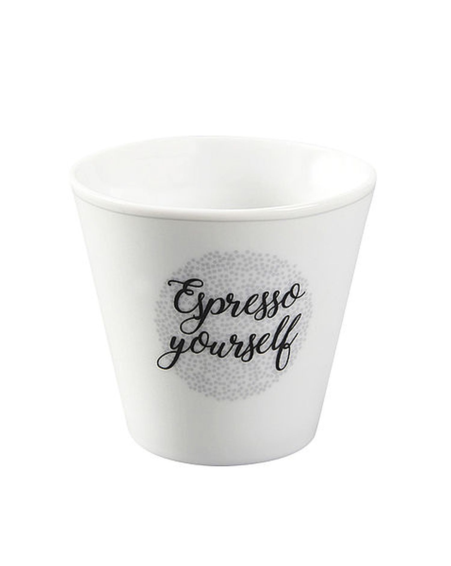 Krasilnikoff Espressotasse Espresso Tasse Porzellan Becher skandinavisch 6 cm, Auch als Eierbecher oder Mini Pflanztopf nutzbar