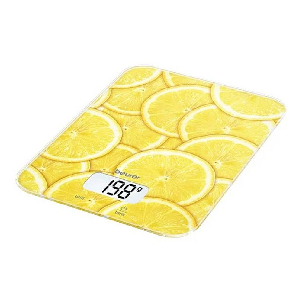 BEURER Küchenwaage Lemon Küchenwaage, digital gelb