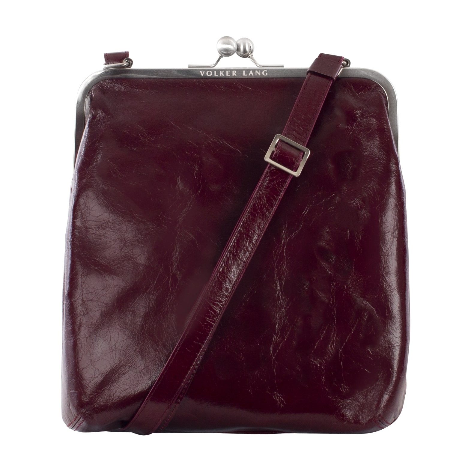 VOLKER LANG Schultertasche MATA  Elegante Damen Bügeltasche aus italienisch günstig online kaufen