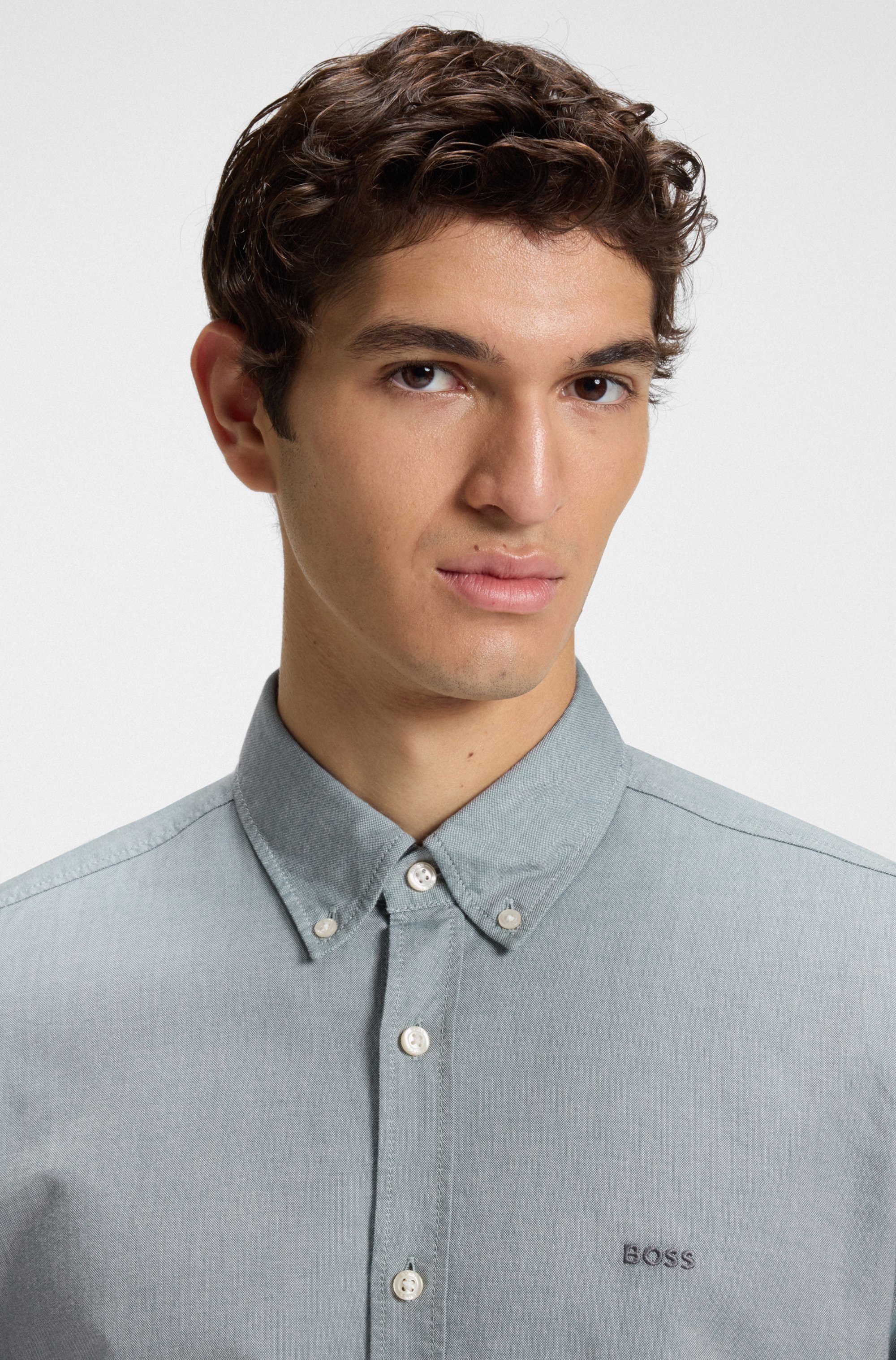 BOSS ORANGE Businesshemd Rickert mit Button-down-Kragen günstig online kaufen