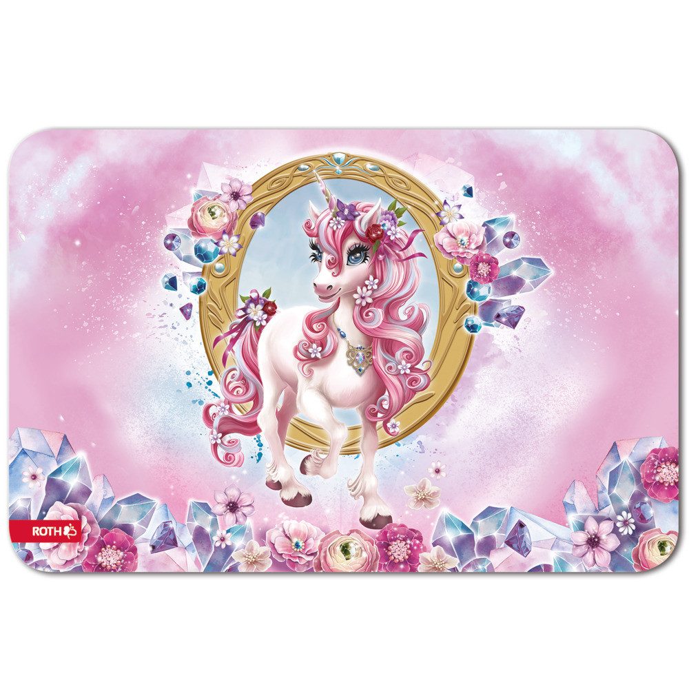 Roth Malstift Roth Schreib und Malunterlage Einhorn Beauty 59x39cm Kunstleder