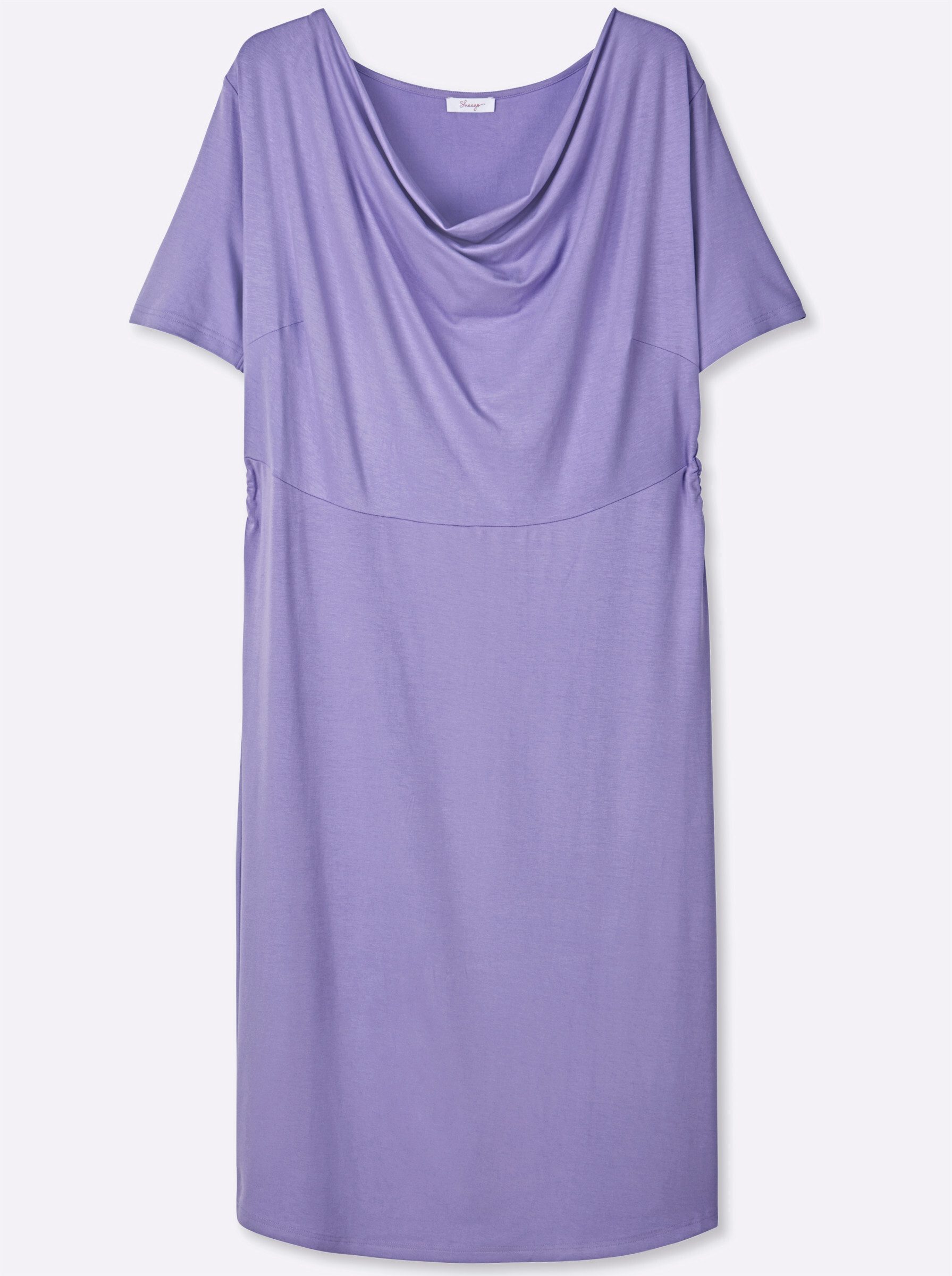 Jerseykleid Jersey-Kleid Kurzarm