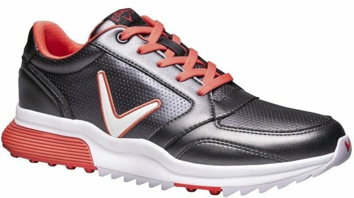 Callaway Callaway Golfschuh Aurora LT Spikeless Charcoal-Coral Damen Golfschuh