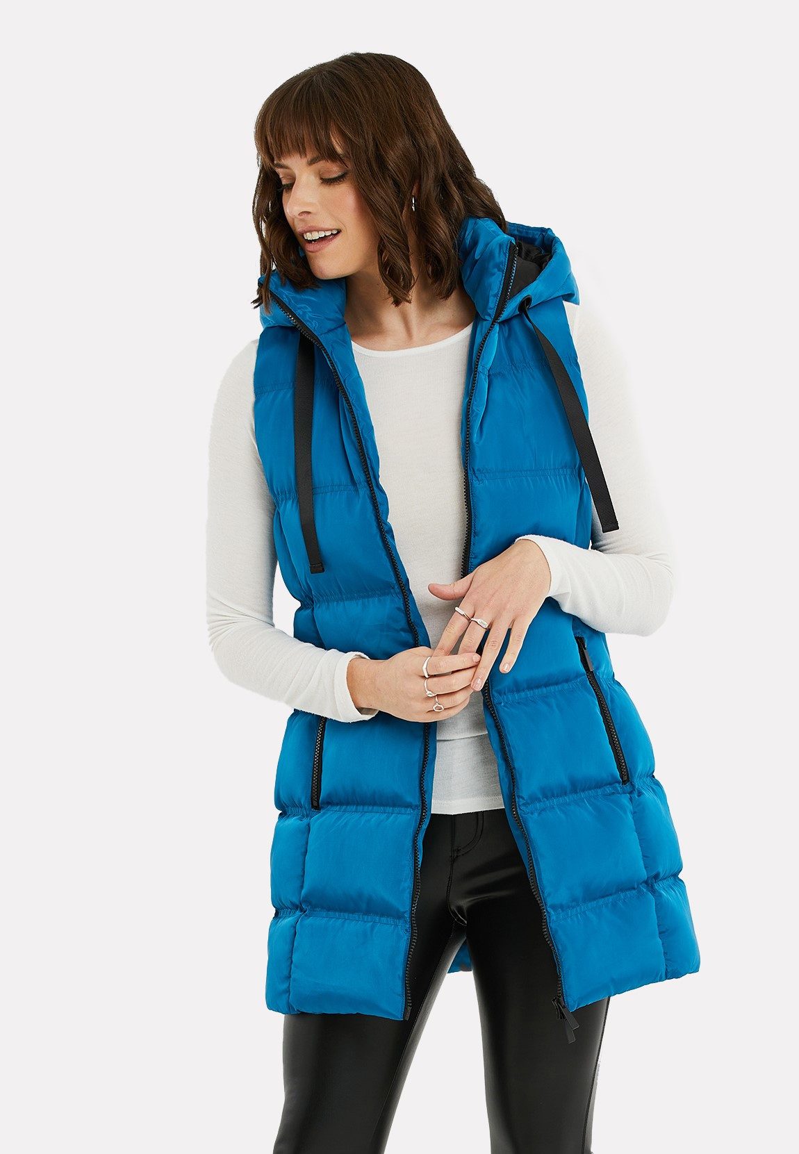 Threadbare Softshellweste THB Vinyard Sporty Gilet (1-tlg) im langen Schnitt