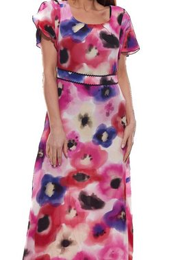 GUIDO MARIA KRETSCHMER Partykleid GUIDO MARIA KRETSCHMER Freizeit-Kleid bequeme Damen Maxi-Kleid mit Allovermuster Sommer-Kleid Bunt