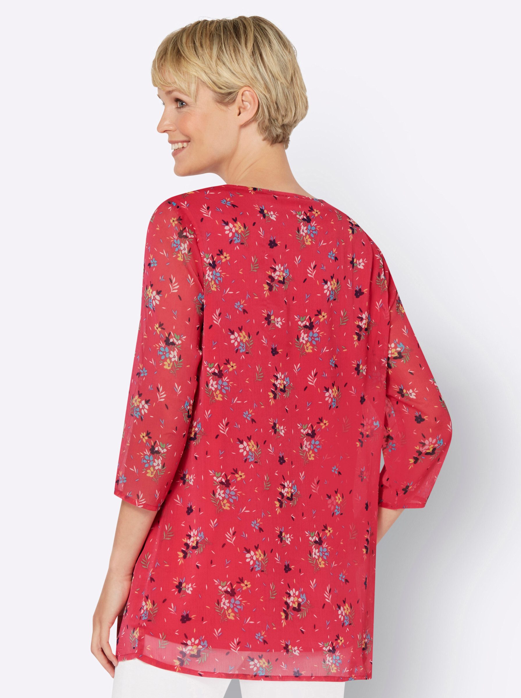 Sieh an! Klassische Bluse Longbluse günstig online kaufen