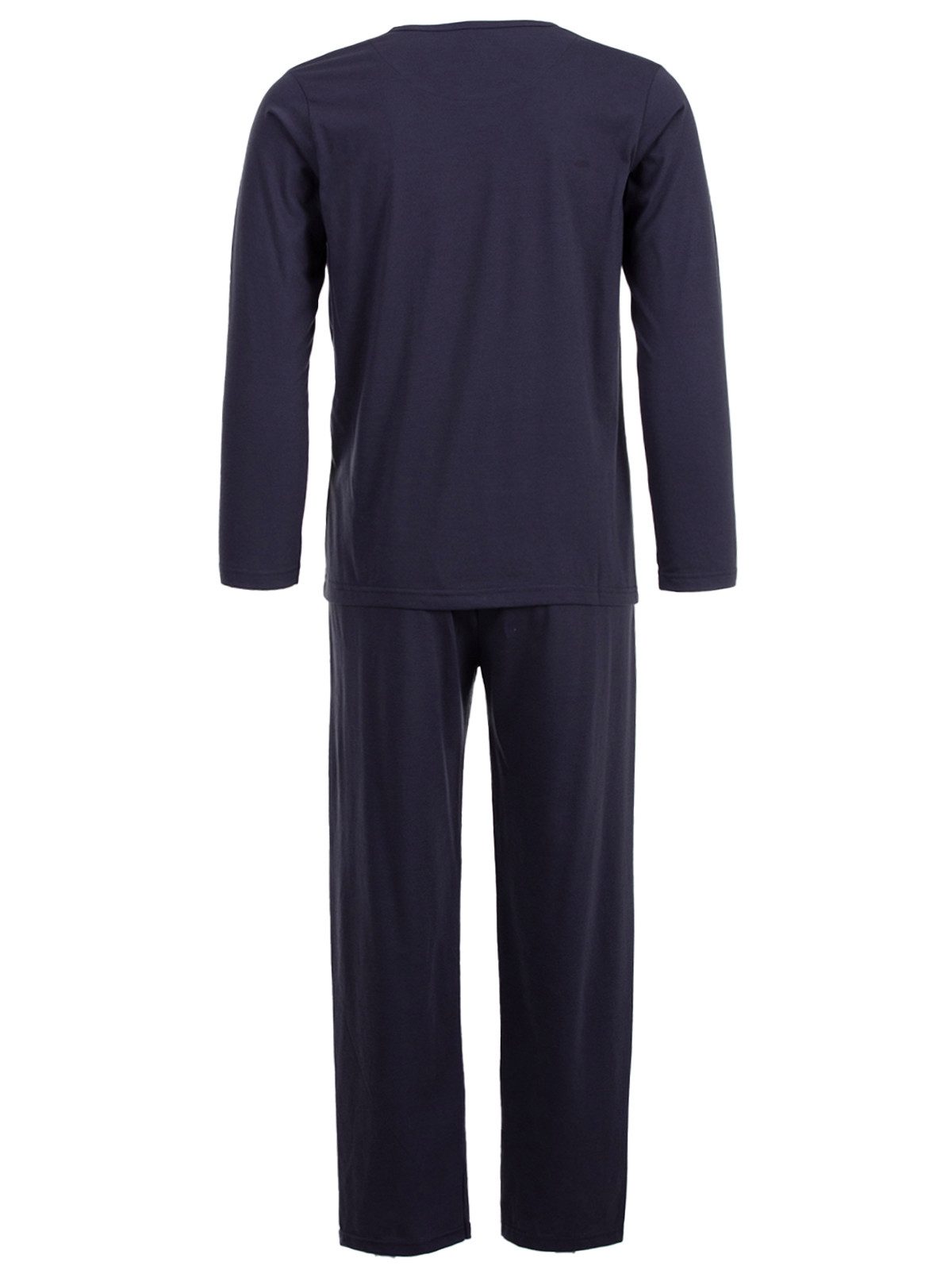 Henry Terre Pyjama Langarm - Sportliches Design mit Aufdruck Rundhals – Bild 5 von 5