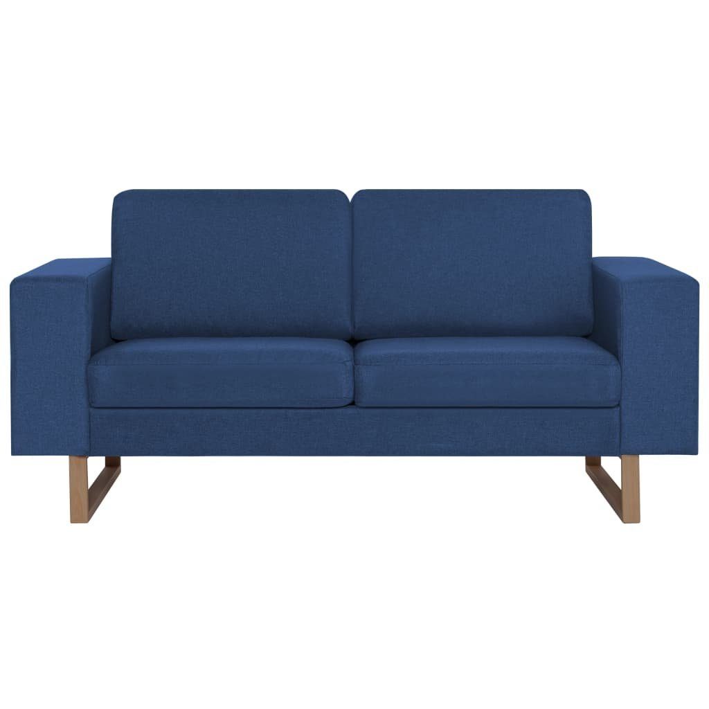 Blau Sofa 2-Sitzer-Sofa Stoff vidaXL