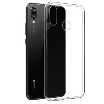 CoolGadget Handyhülle Transparent Ultra Slim Case für Huawei P20 Lite 5,8 Zoll, Silikon Hülle Dünne Schutzhülle für Huawei P20 Lite Hülle