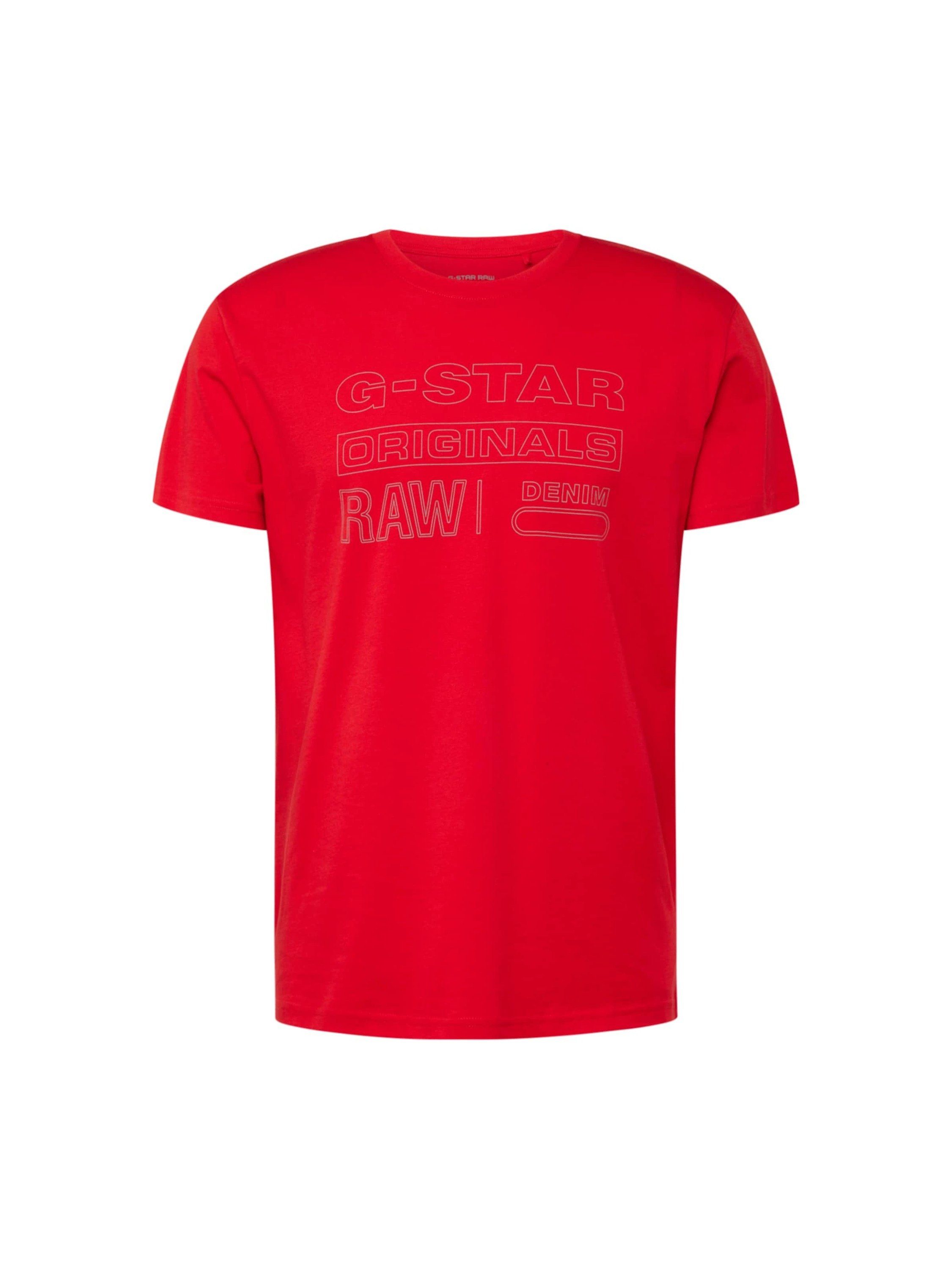 G-Star RAW T-Shirt (1-tlg) Acid Red