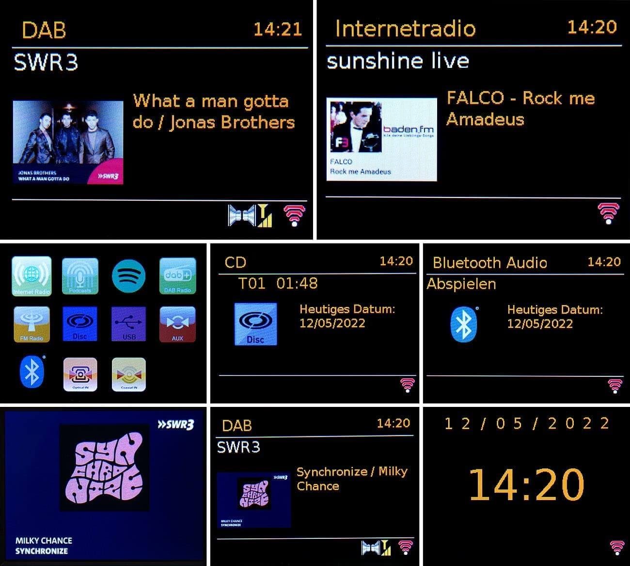 Internet-Radio VR-Radio UKW-Radio, digitaler (Digitalradio WLAN-HiFi-Tuner 60,00 (DAB), IRS-715 W) Internetradio,