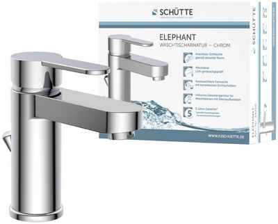 Schütte Waschtischarmatur »ELEPHANT« inkl. Pop-up, geräuscharm, Marken-Mischdüse, leichte Montage