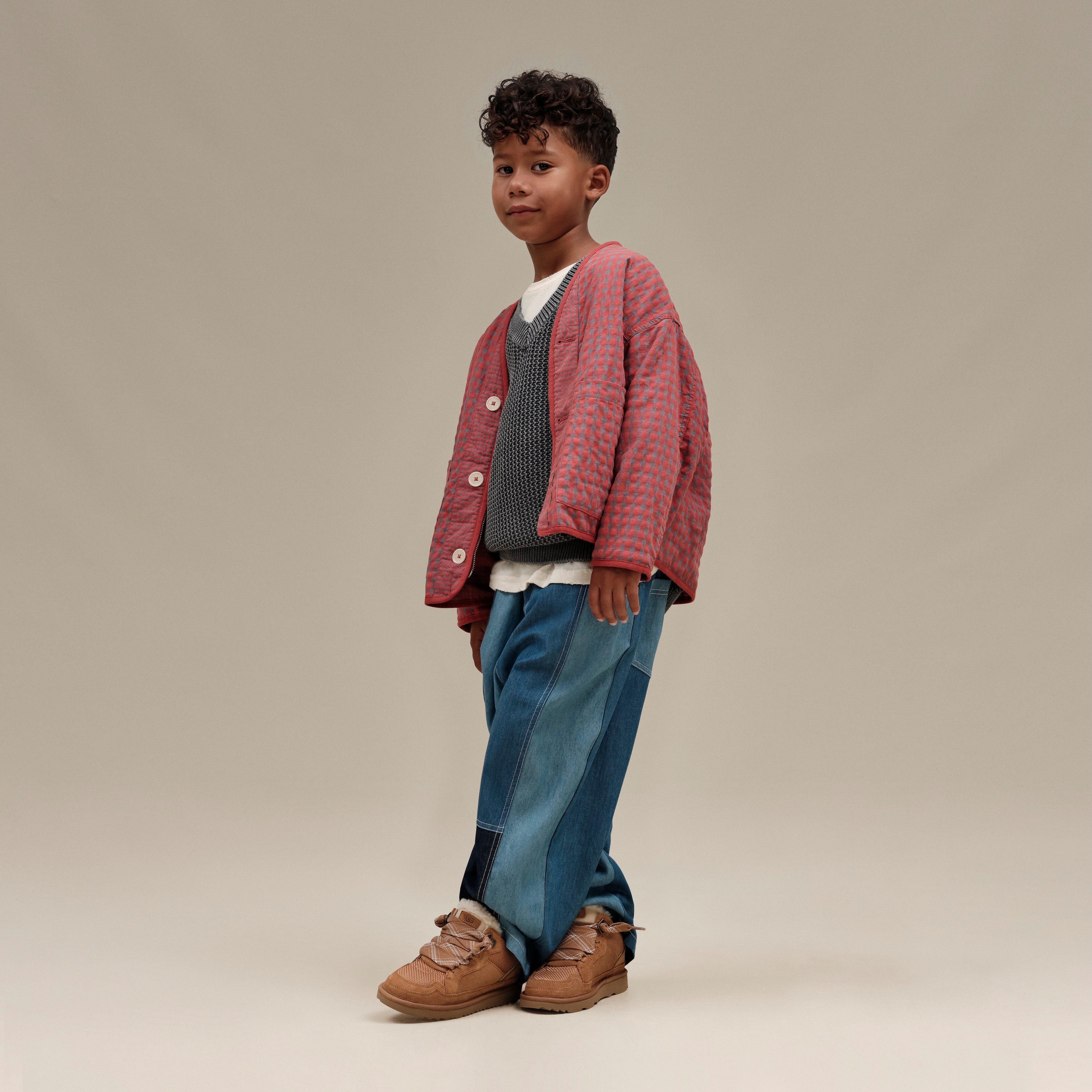 UGG LOWMEL Sneaker Kinderschuh, Halbschuh, Schnürschuh mit weichem Fußbett