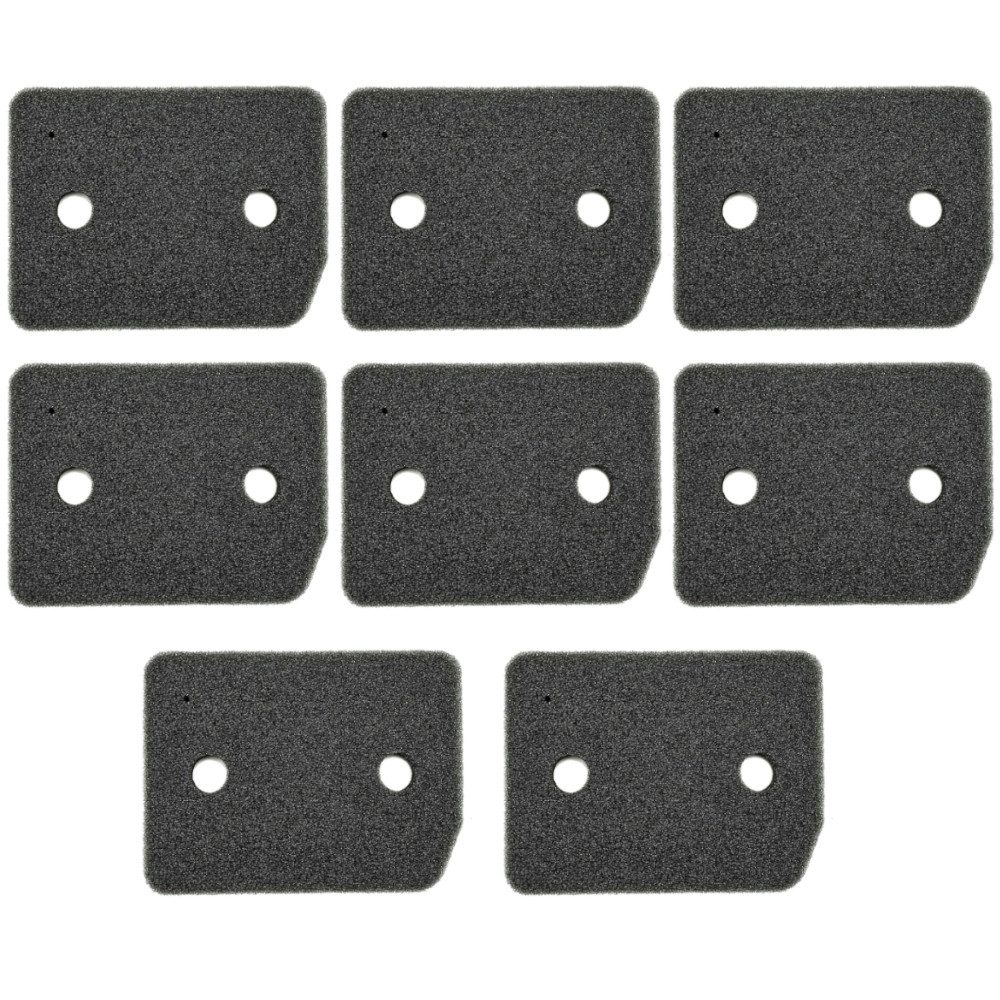 Trade-Shop Ersatzfilter 8x passend für Miele TWF500WP TWF505WP TWH620WP TWI180WP, Zubehör für Miele 9164761, 7070070, Schwammfilter Sockelfilter für Wärmepumpentrockner Kondenstrockner