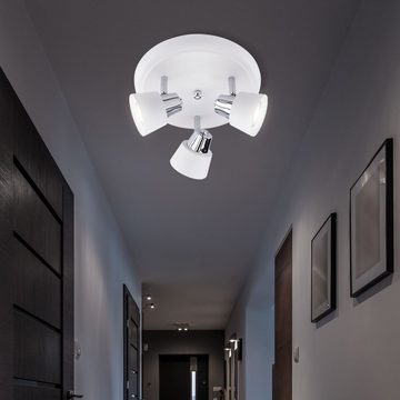 WOFI LED Deckenspot, Leuchtmittel nicht inklusive, Deckenleuchte Spotrondell Schlafzimmerlampe