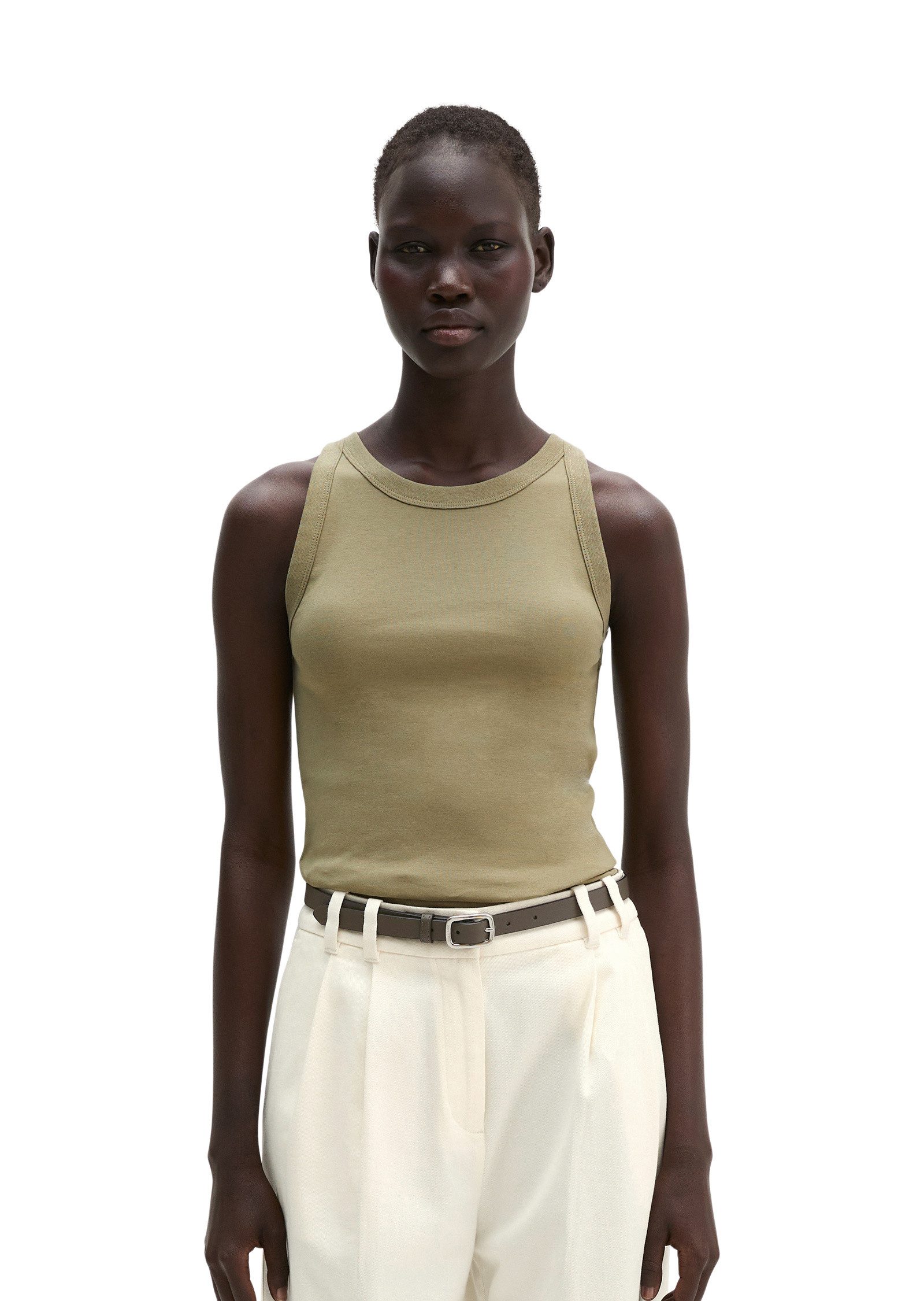 Marc O'Polo T-Shirt aus Organic-Cotton-Rib-Jersey