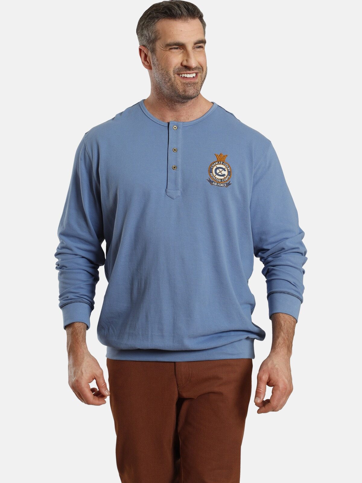 Charles Colby Sweatshirt EARL QUILLANS +Fit Kollektion, strukturiert