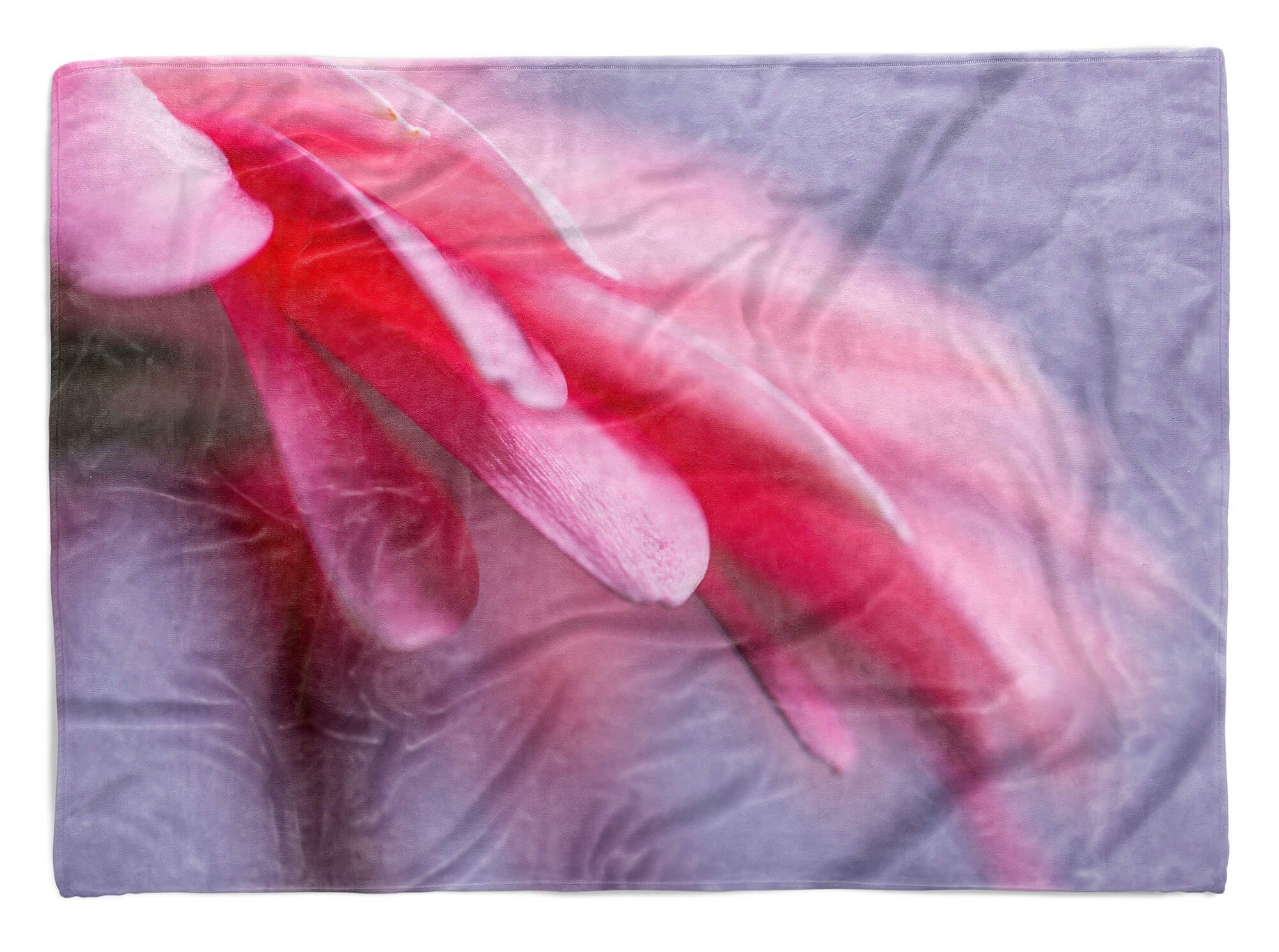 Sinus Art Handtücher Handtuch Strandhandtuch Saunatuch Kuscheldecke mit Fotomotiv Nahaufnahme Blume, Baumwolle-Polyester-Mix (1-St), Handtuch