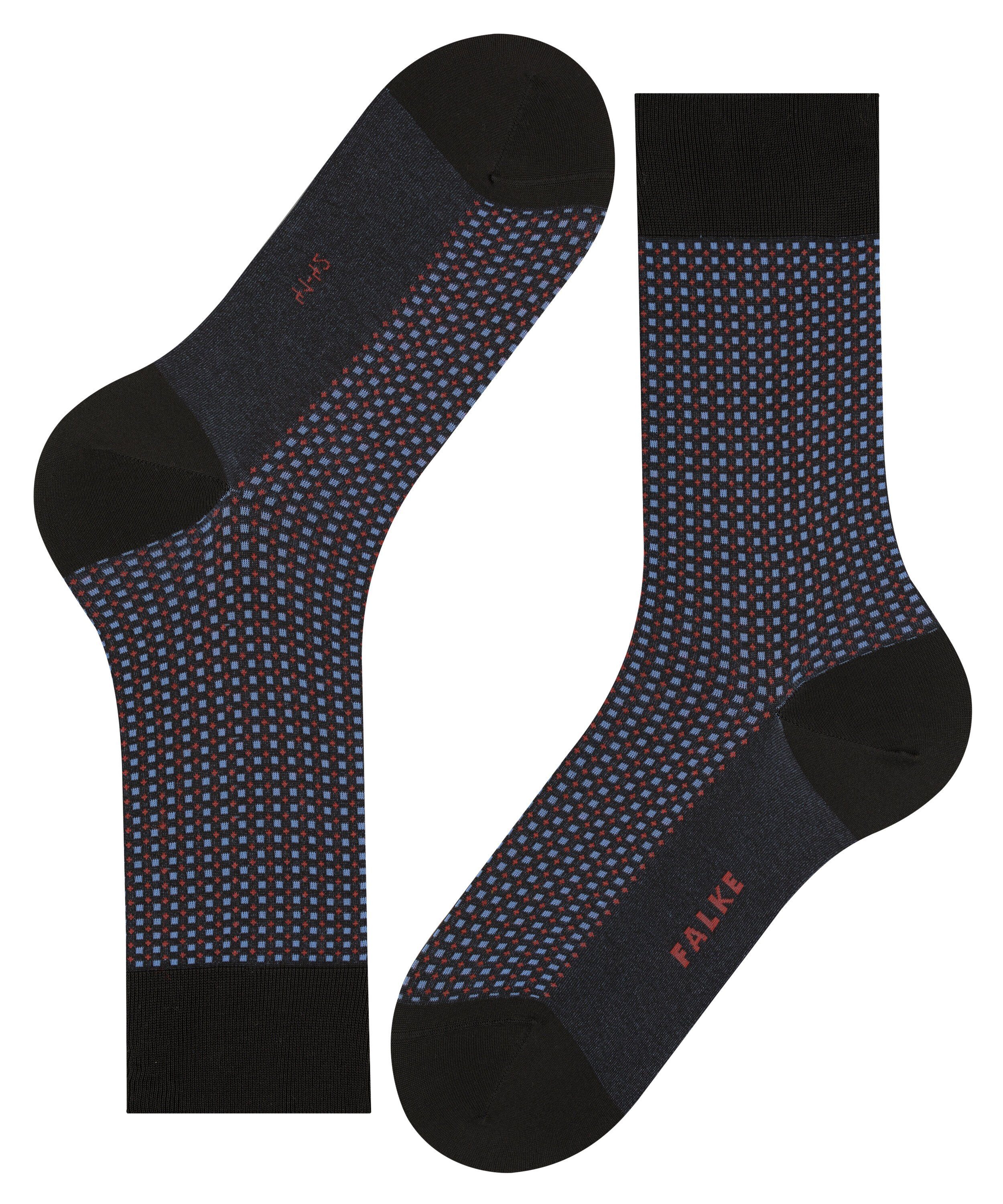 Tie (1-Paar) black FALKE Socken (3000) Uptown