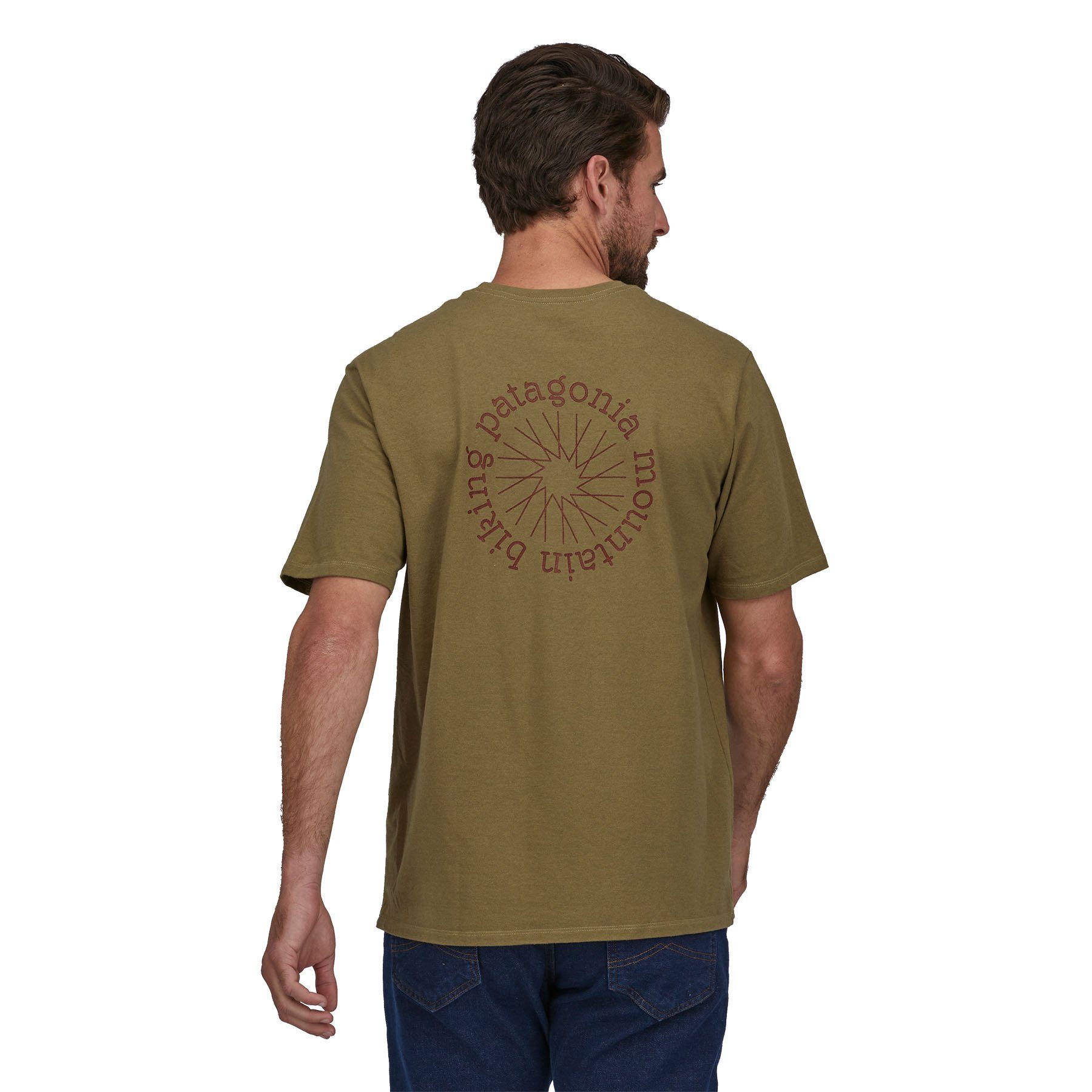 moray Adult Responsibili-Tee Patagonia Stencil Patagonia khaki Spoke Herren T-Shirt T-Shirt