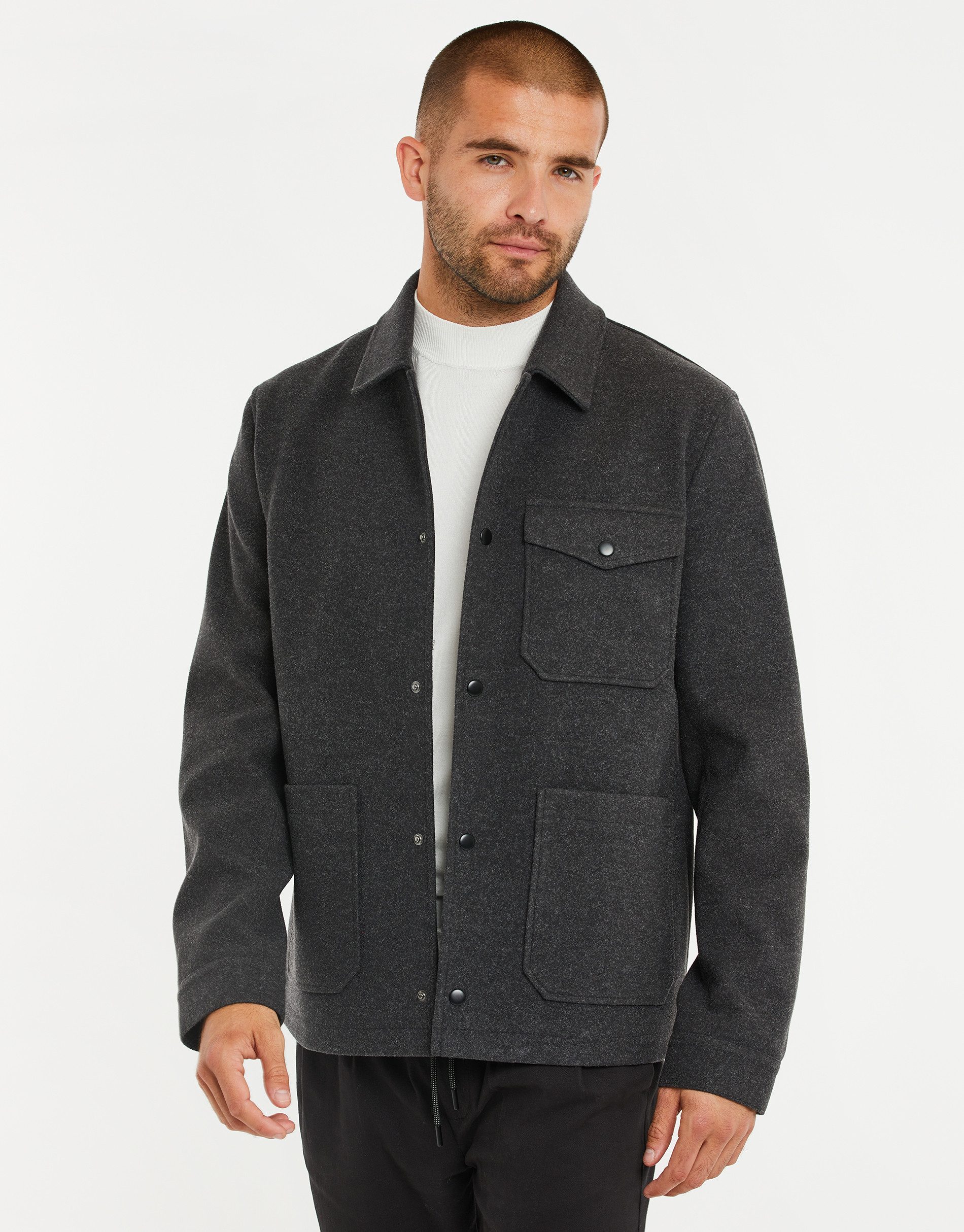 Threadbare Outdoorjacke (1-St) mit Aufsatztaschen