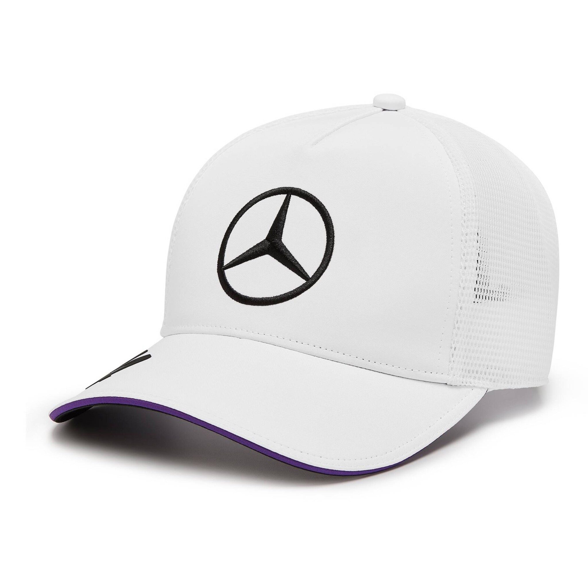 Mercedes AMG Petronas Trucker Cap Mercedes AMG Petronas Team Cap „Lewis Hamilton“ 2024 - weiß