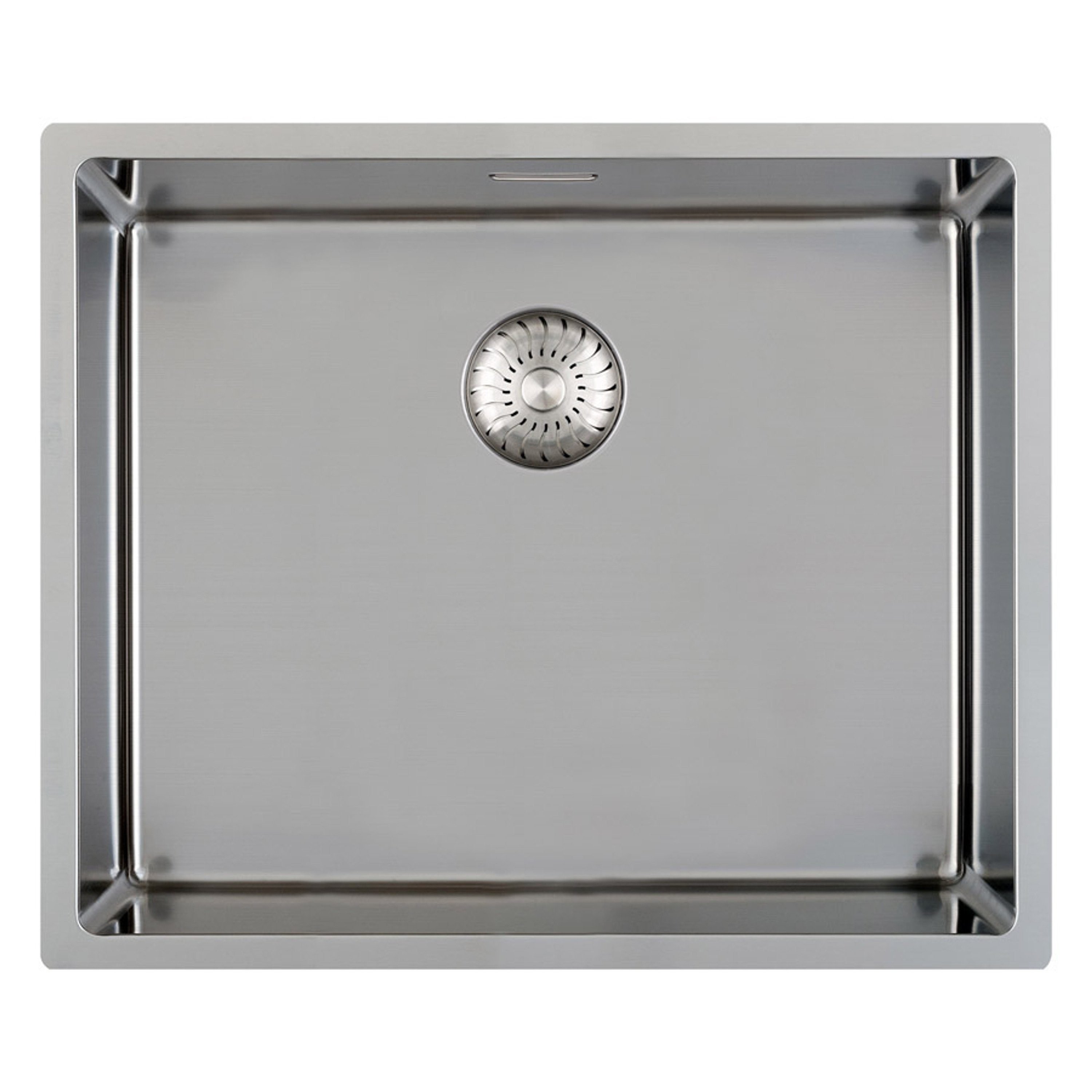 CARESSI Küchenspüle CAPP45R10, rechteckig, 49/44 cm, handgefertigt