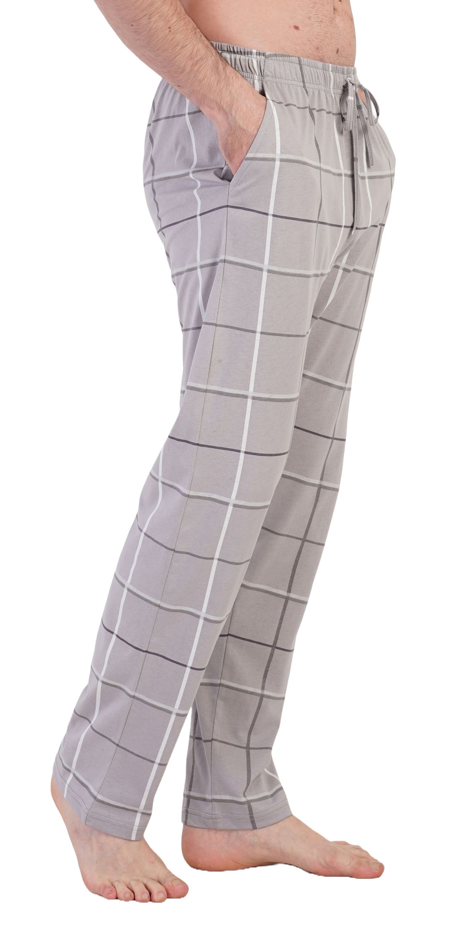 Vienetta Pyjamahose Man (1-tlg., 1-teilig) Herren Schlafhose lang Relaxhose günstig online kaufen