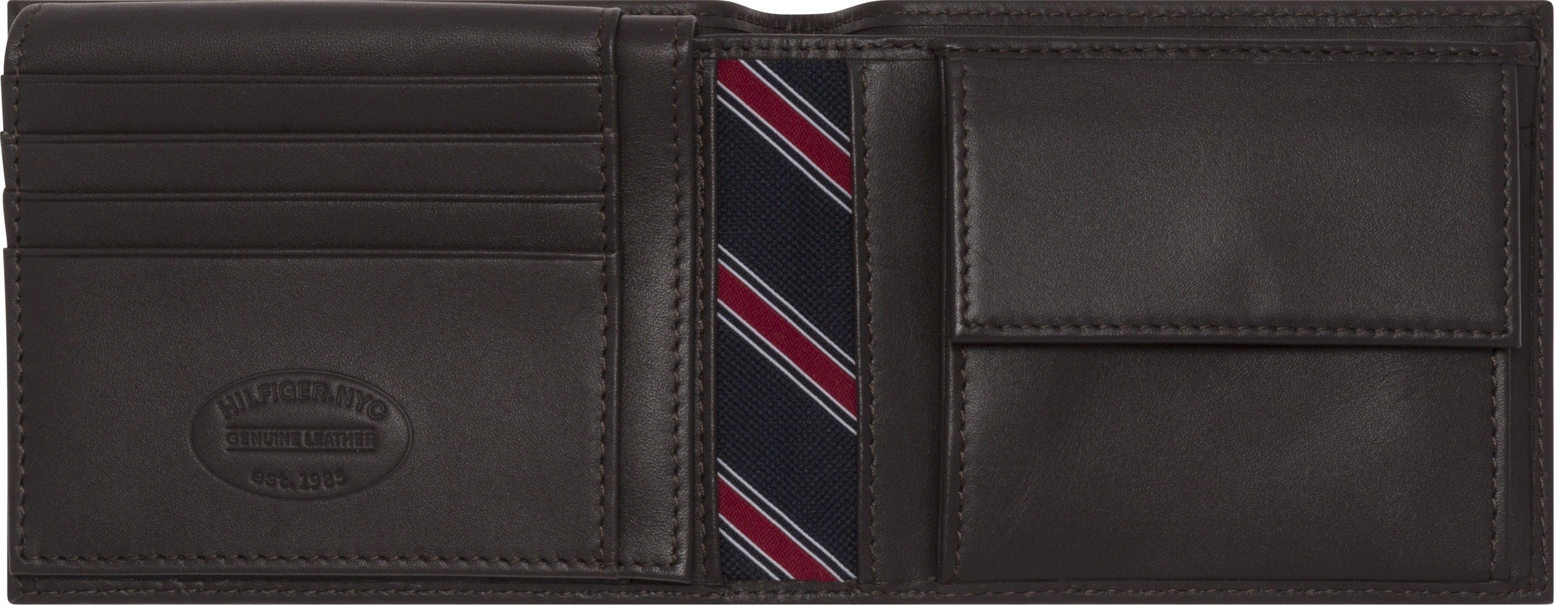 Tommy Hilfiger Geldbörse ETON CC FLAP AND COIN POCKET, aus weichem Leder