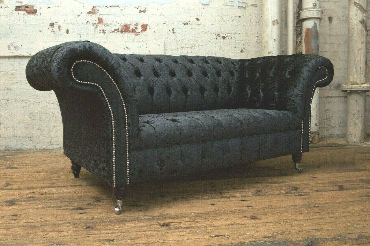 Chesterfield-Sofa, Sofa cm Sitzer 2 185 Couch JVmoebel Design Chesterfield