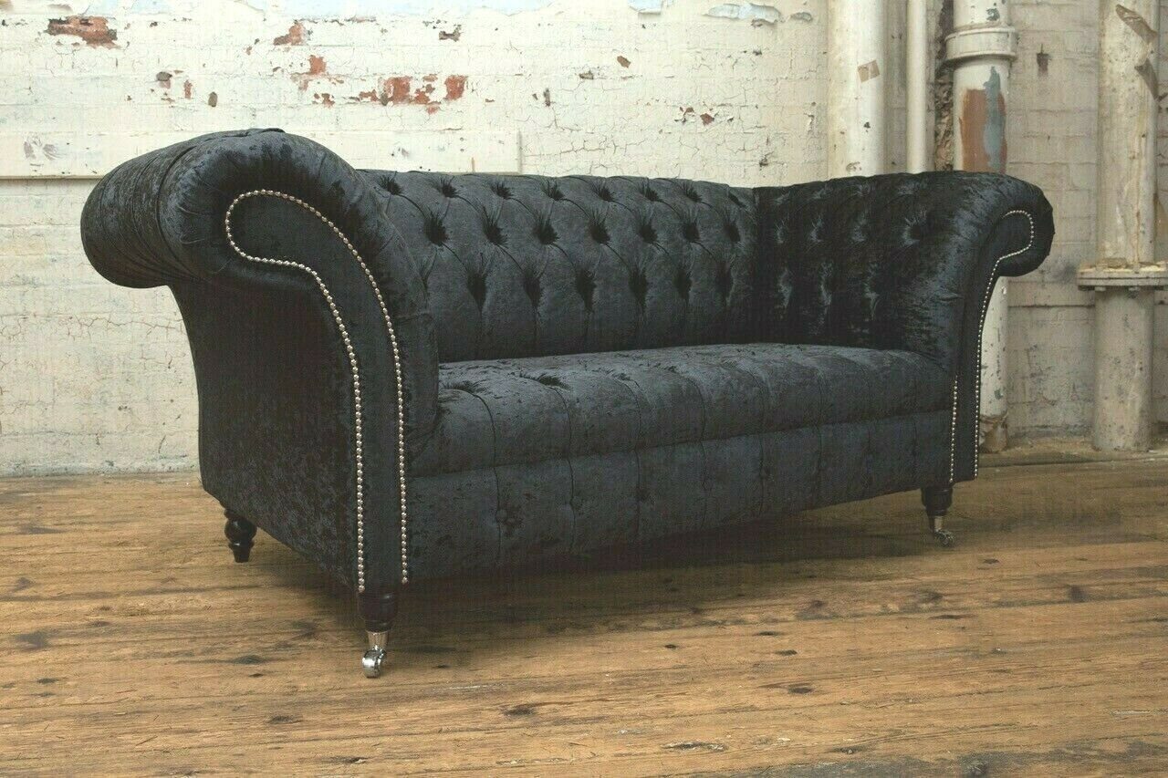 JVmoebel Chesterfield-Sofa, Chesterfield 2 Sitzer Design Sofa Couch 185 cm