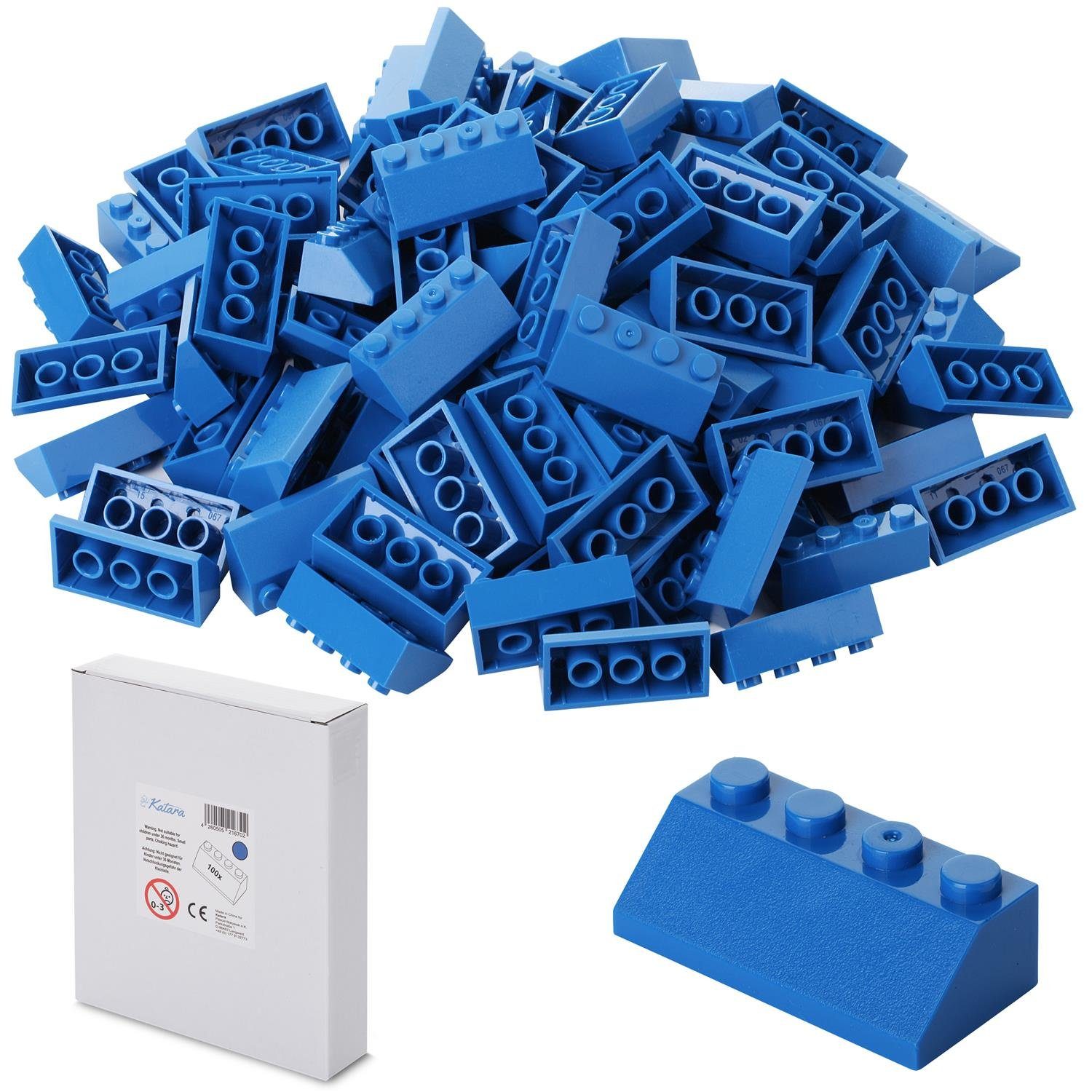 Katara Konstruktionsspielsteine 100 Steckbausteine in Dachform Konstruktion günstig online kaufen