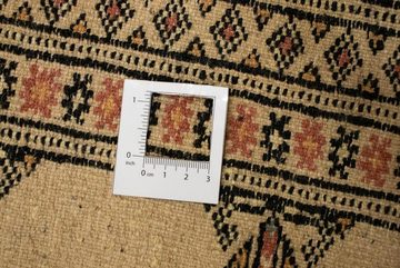 Orientteppich Afghan - Buchara - 91 x 65 cm - hellbraun, morgenland, rechteckig, Höhe: 7 mm, Wohnzimmer, Handgeknüpft, Einzelstück mit Zertifikat