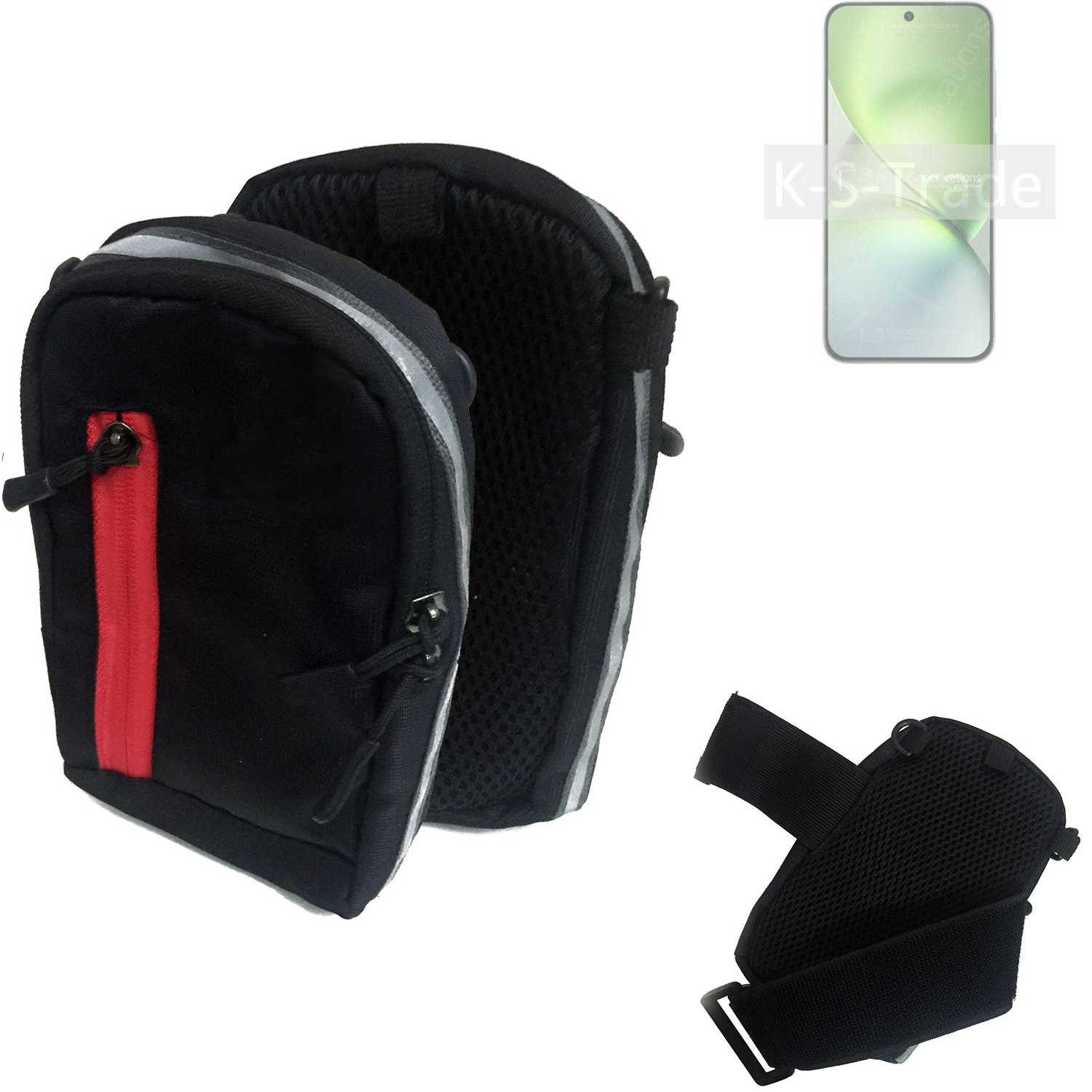 K-S-Trade Handyhülle für Vivo X200 Pro mini, Outdoor Gürteltasche Holster Umhängetasche schwarz Handy Tasche