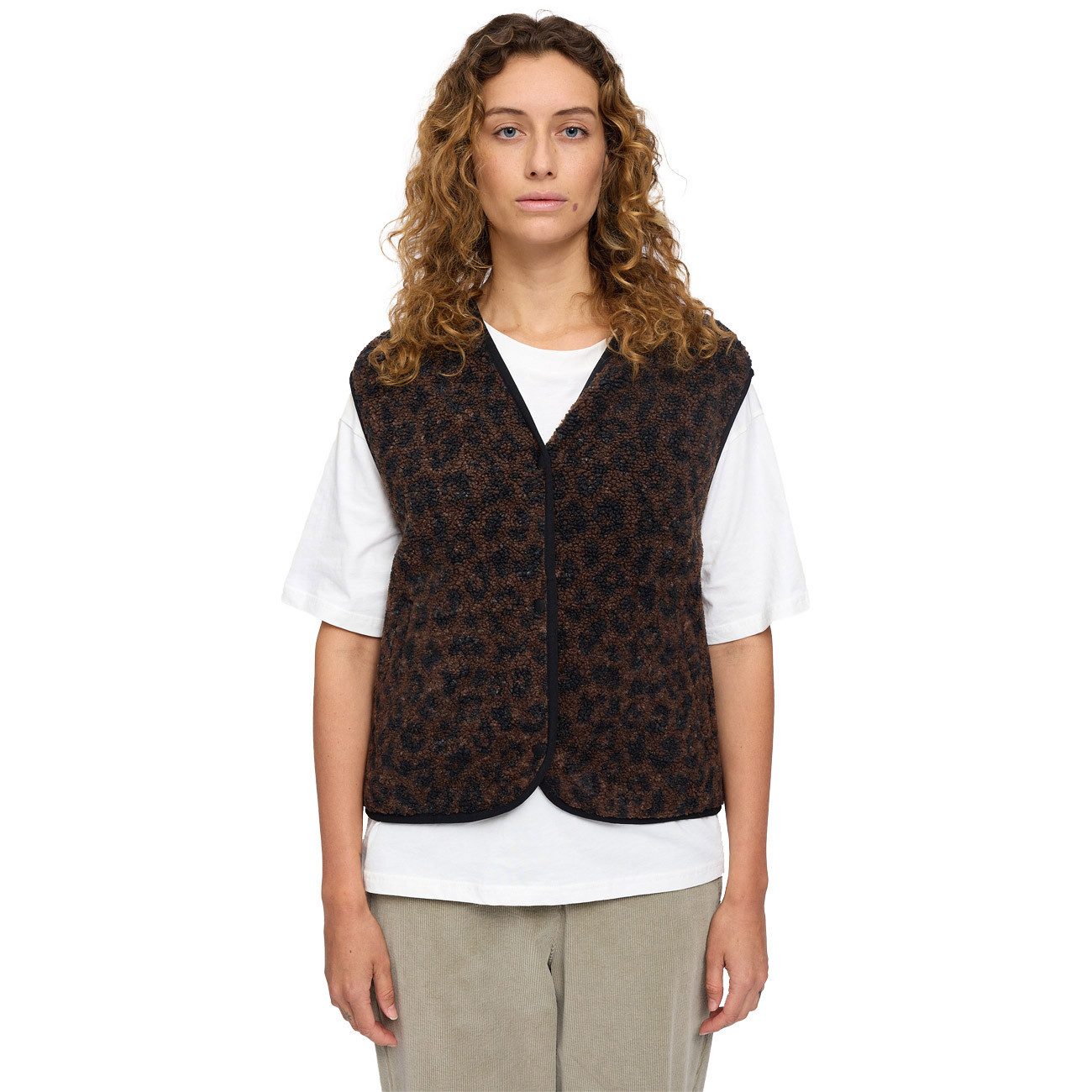 MAZINE Fleecejacke Printed Sherpa Vest Printed günstig online kaufen