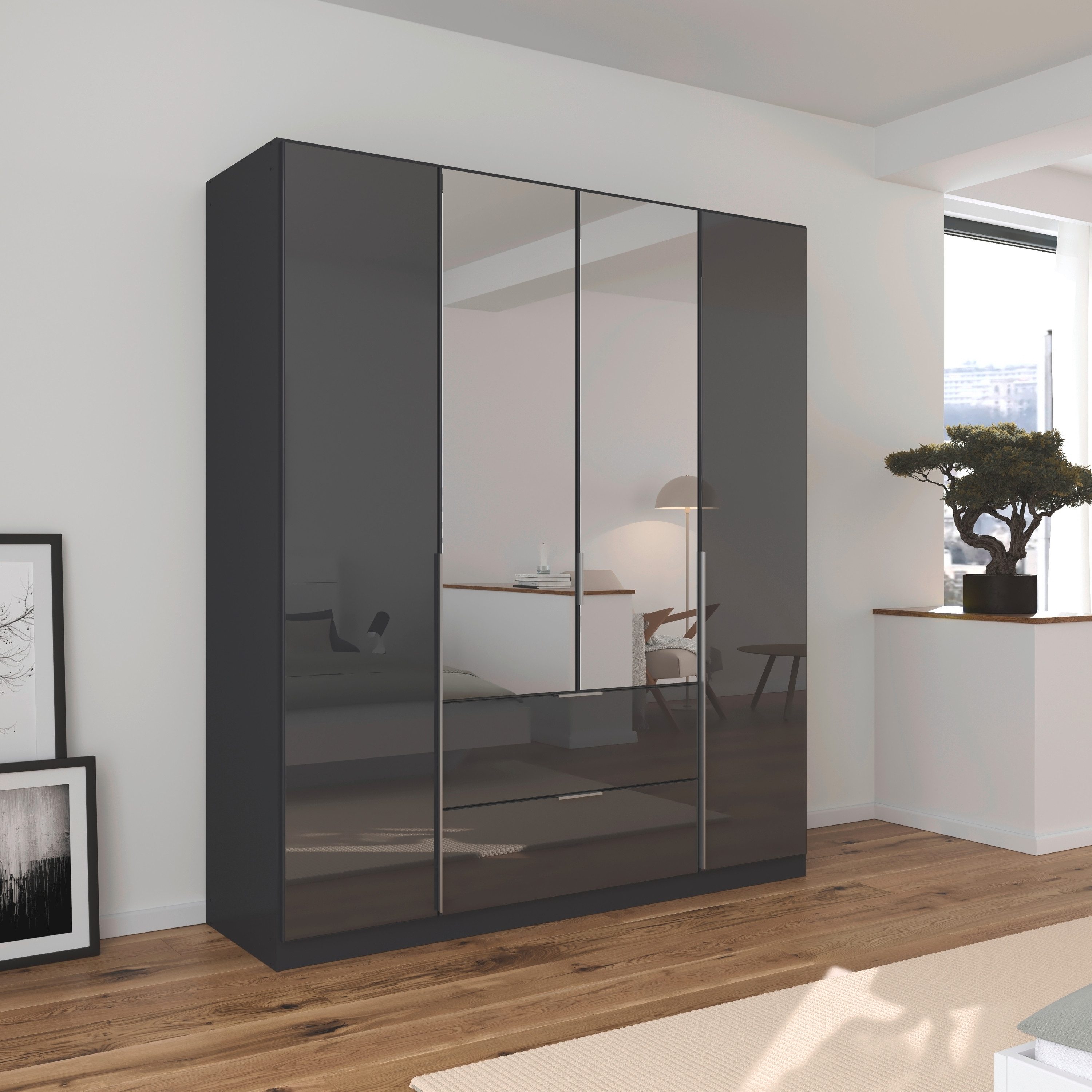 rauch Drehtürenschrank Kleiderschrank Kleiderschränke Schrank Garderobe günstig online kaufen