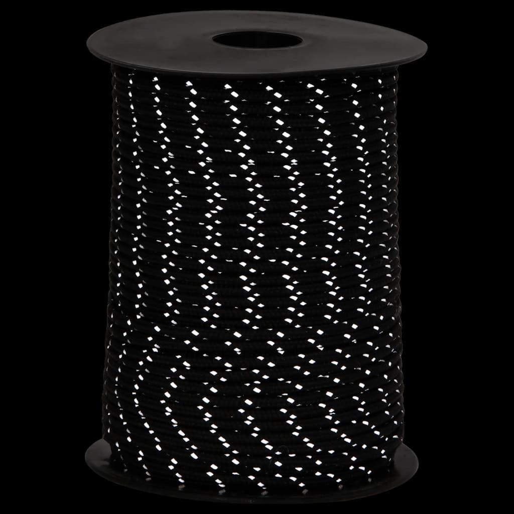 vidaXL Zeltleine Reflektierend mit Seilspannern 50 m 3 mm Abspannleine (1-tlg)