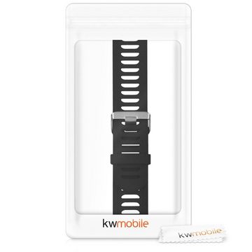 kwmobile Uhrenarmband Armband für Garmin Forerunner 910XT, Ersatzarmband Fitnesstracker - Fitness Band Silikon