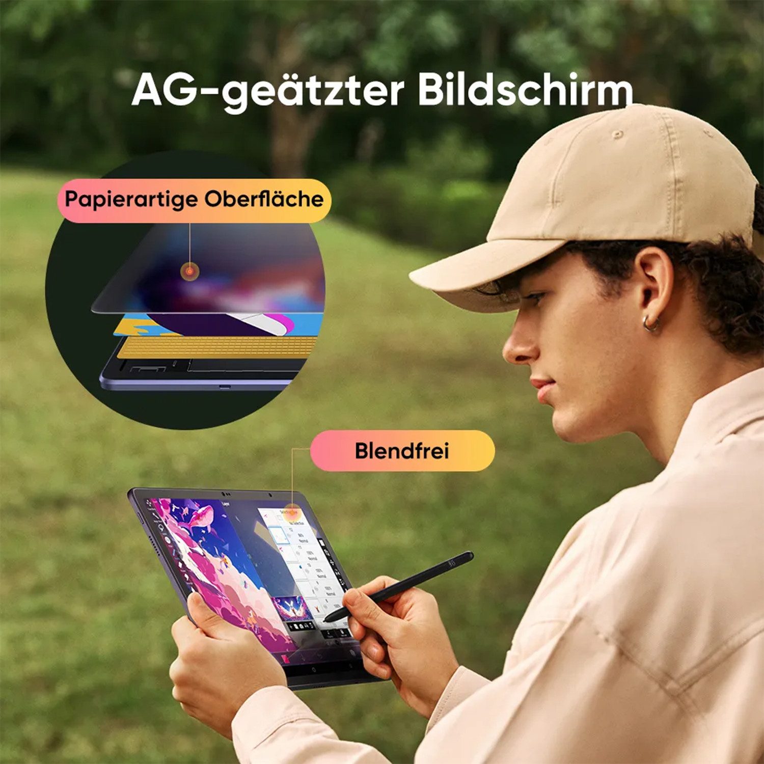 XP-PEN XP-PEN Magic Drawing Pad / Grafiktablett Grafiktablett (12", 8 GB, Frontkamera)