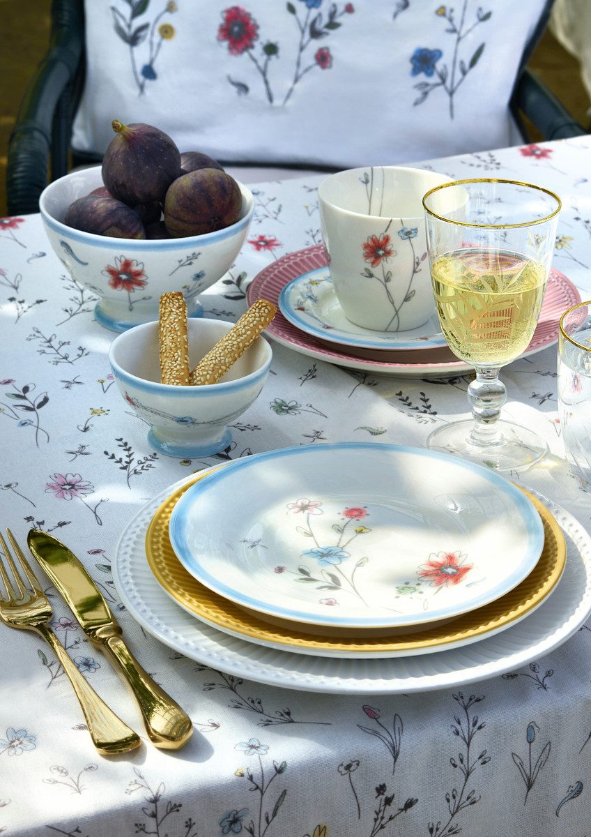 Greengate Tischdecke Venissa Tischläufer white 140x45cm günstig online kaufen